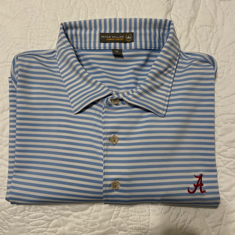 3 Alabama Peter Millar Golf Shirts
